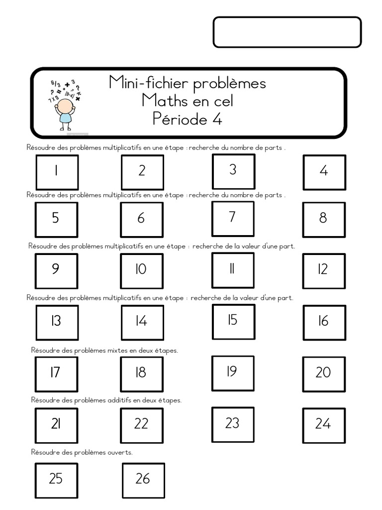Problèmes de maths CE1 : Multiplication et addition | PDF