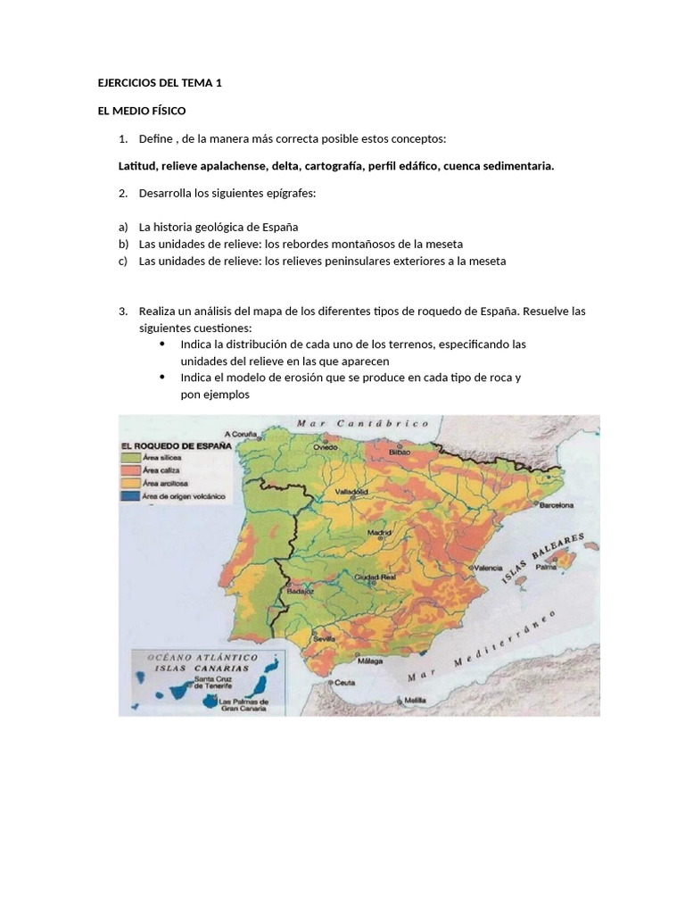 Ejercicios Del Tema 1 | PDF
