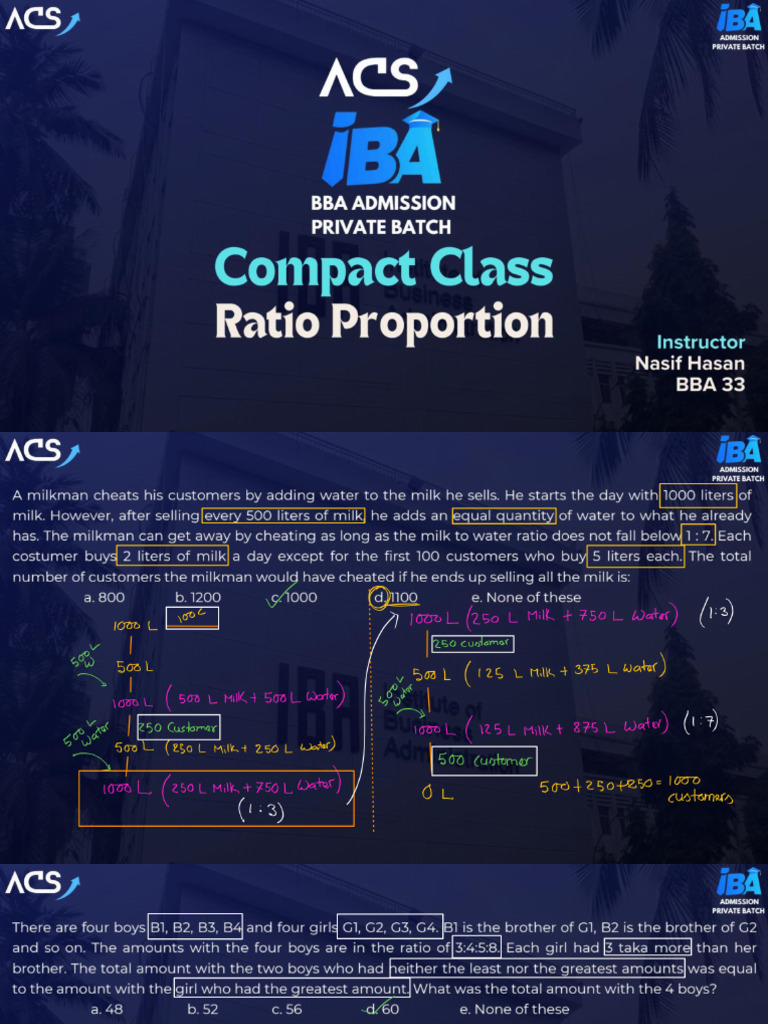 Ratio Proportion Compact Class.pdf (1) | PDF