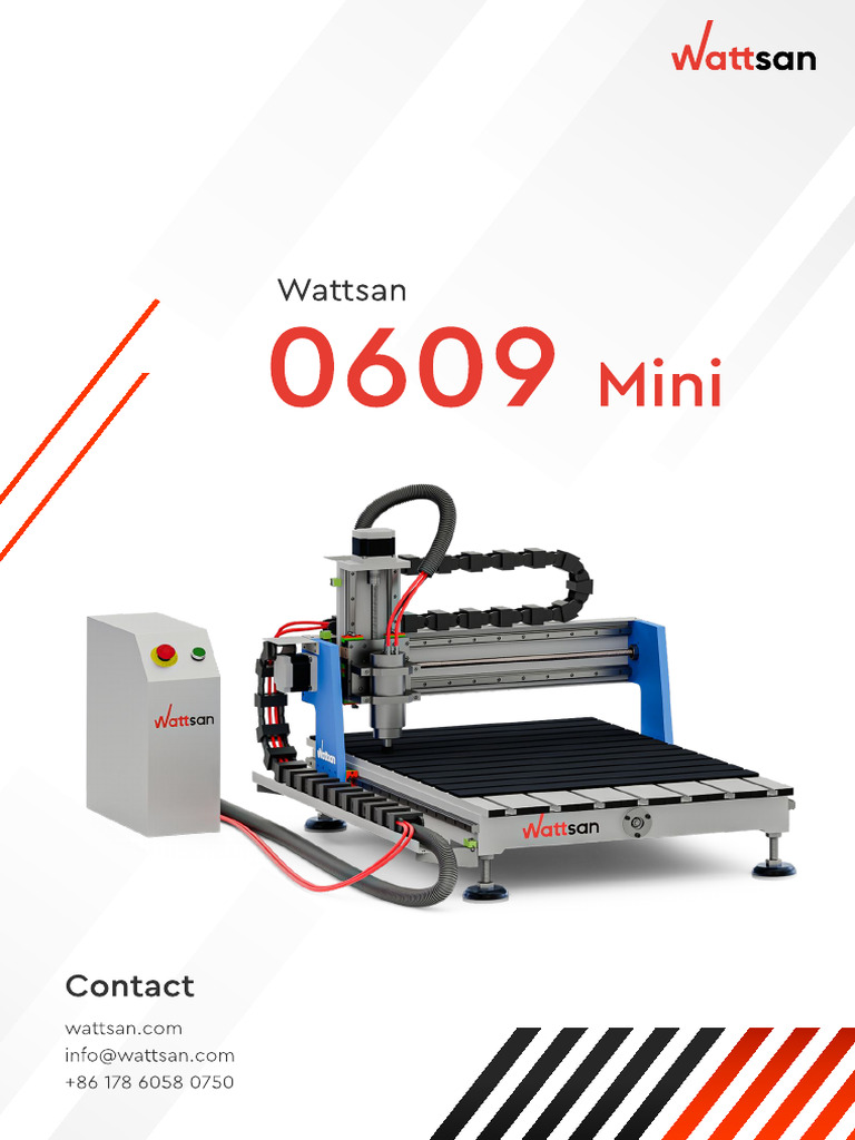 Wattsan 0609 Mini CNC Milling Machine | PDF