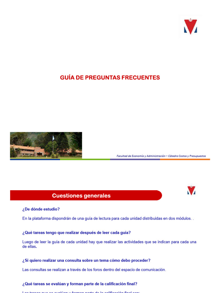 Guia de Preguntas Frecuentes | PDF