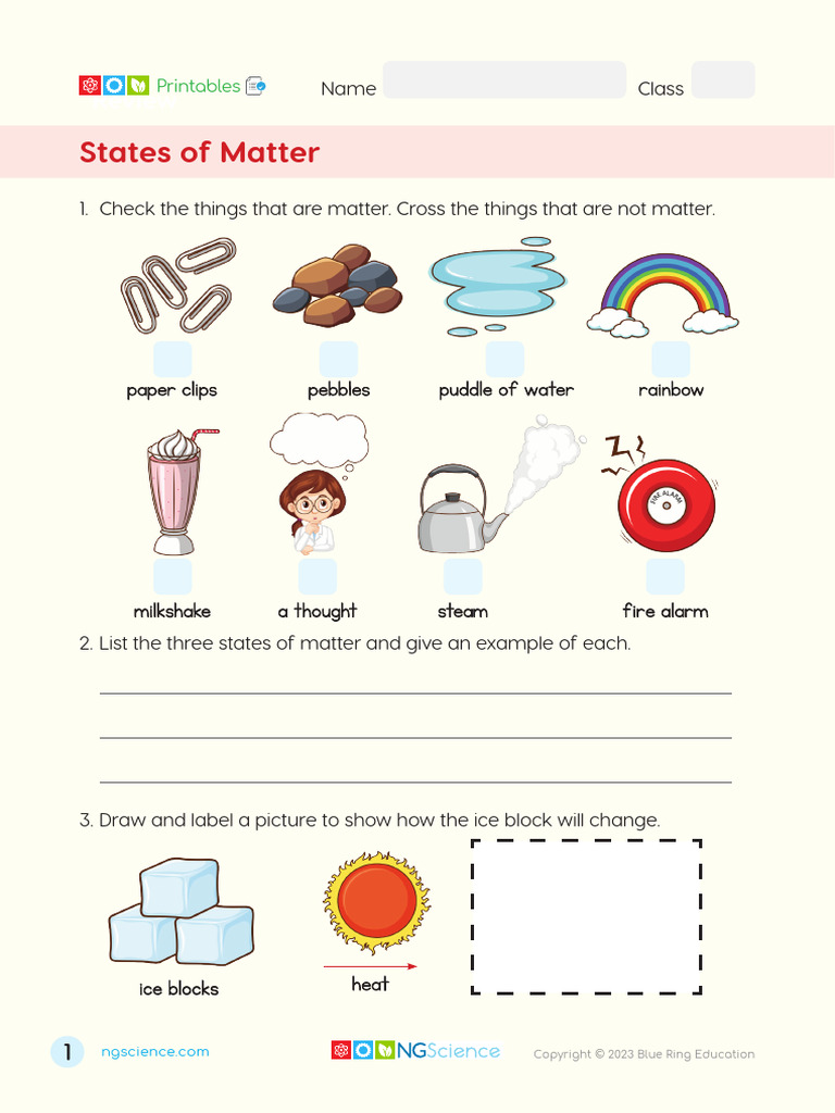 Science States of Matter 06 | PDF | Water | Liquids