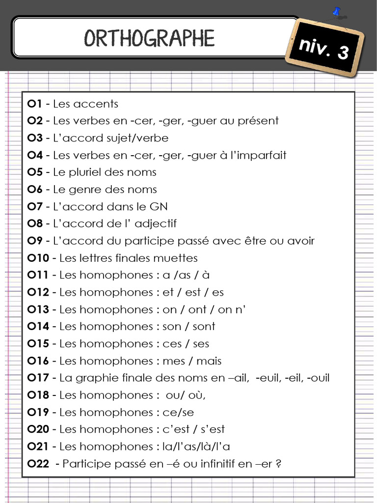 Guide complet sur l'orthographe française | PDF | Genre grammatical ...