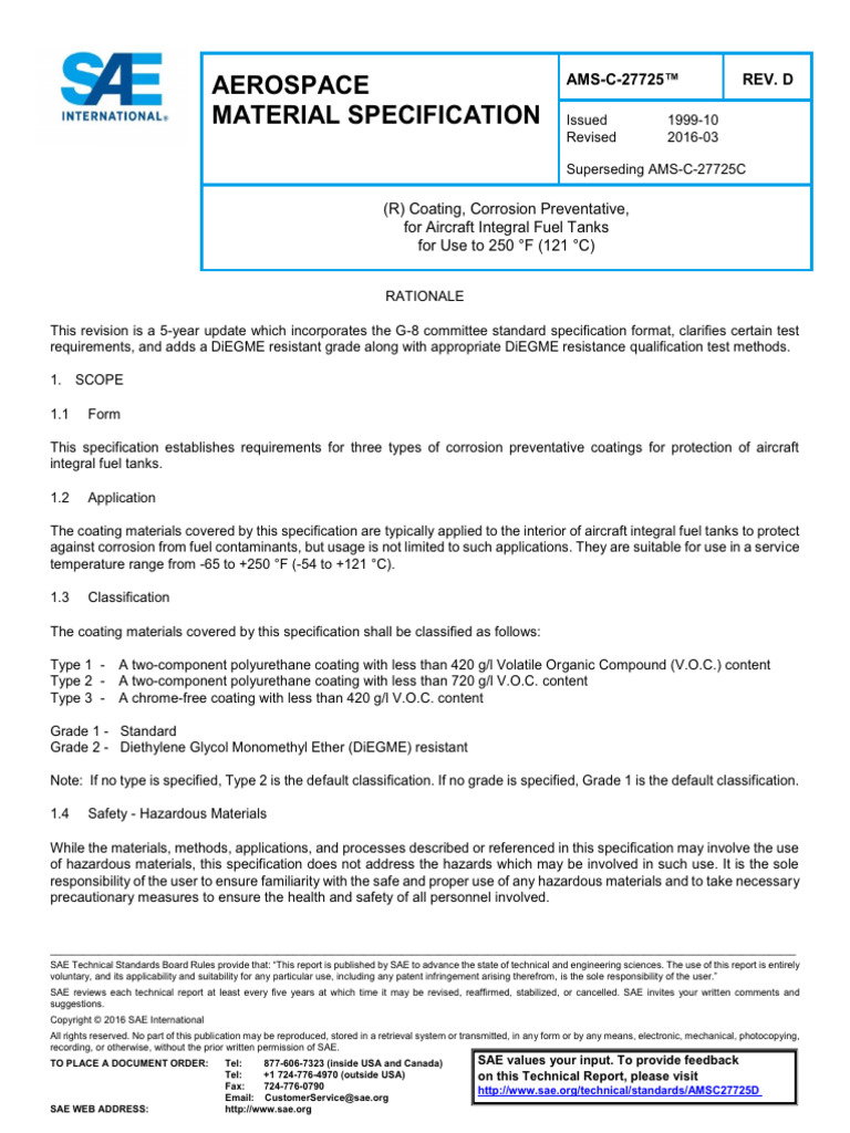 Aerospace Corrosion Coating Standards | PDF | Specification (Technical ...
