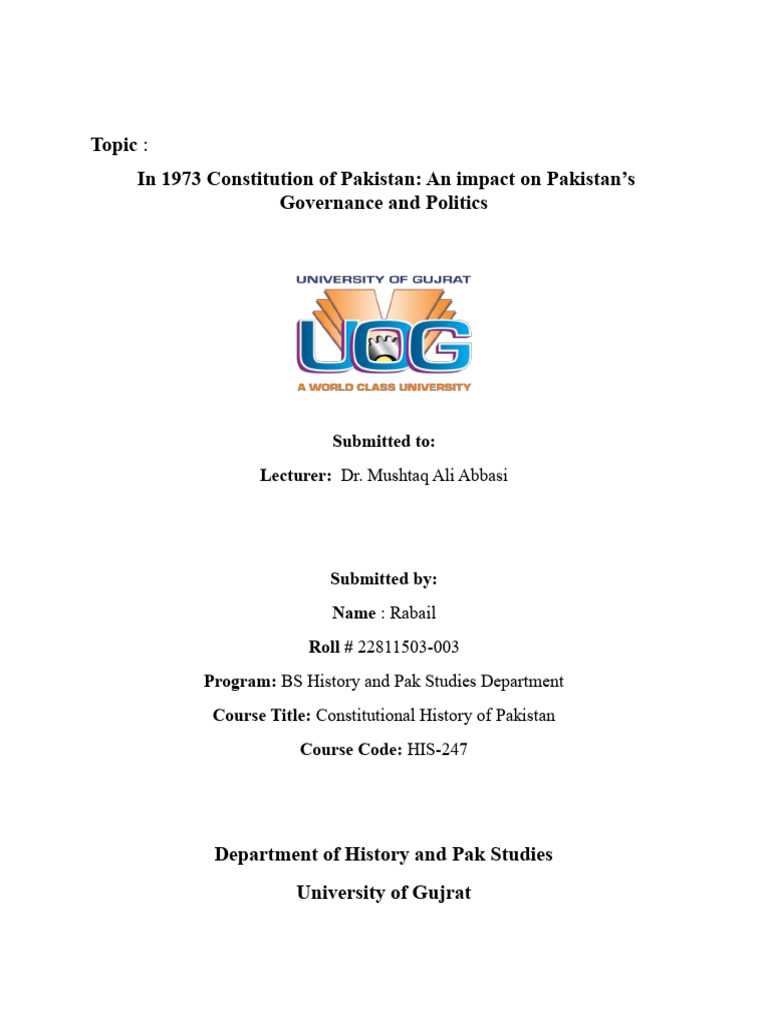 DOC-20251107-WA0008. | PDF | Pakistan | Politics Of Pakistan