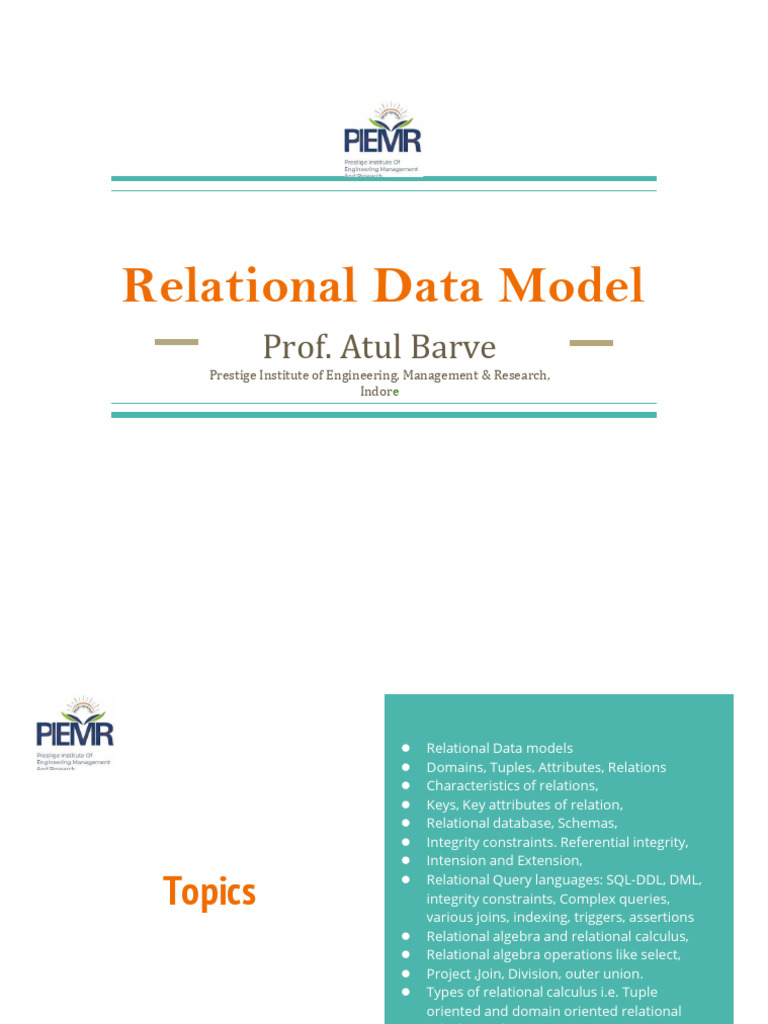 true (3) | PDF | Relational Model | Relational Database