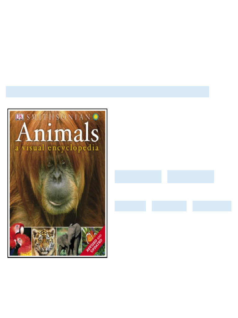 (Ebook) Animals: A Visual Encyclopedia by DK ISBN 9780756691707 ...