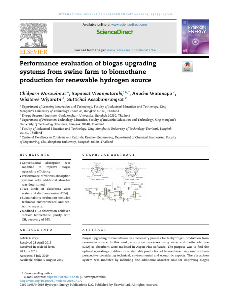 Biogas Upgrading for Biomethane Production | PDF | Biogas | Fuels