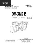 Canon DM XM2E Pal Service