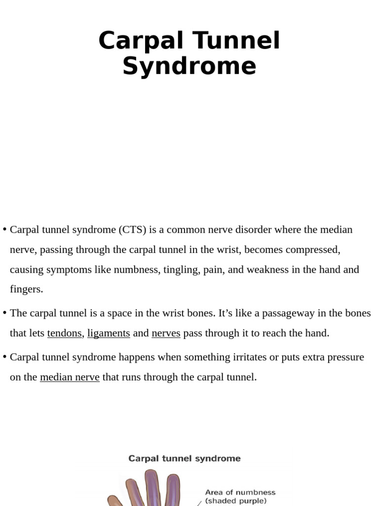 3b.carpal Tunnel Syndrome | PDF | Carpal Tunnel Syndrome | Hand