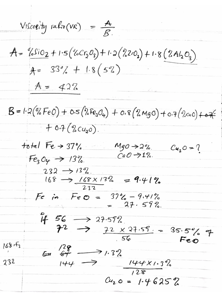 Viscosity of Slag | PDF