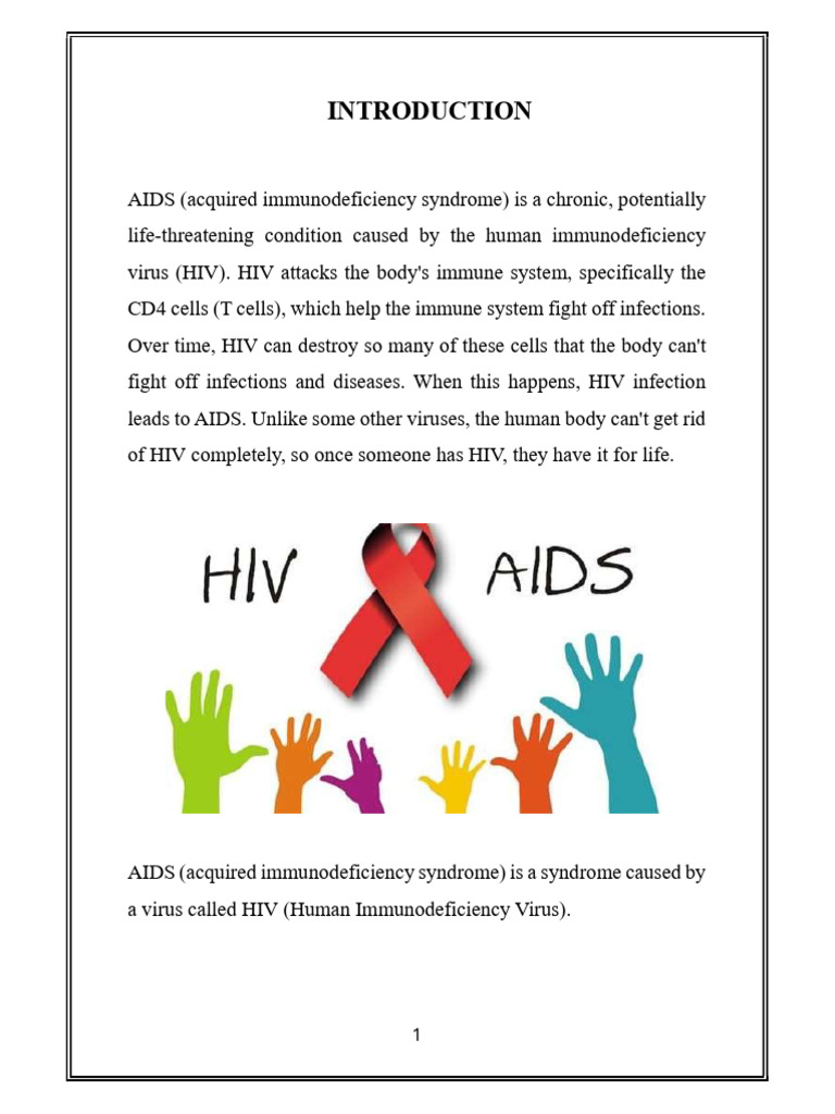 BIO project class 12 | PDF | Hiv/Aids | Hiv