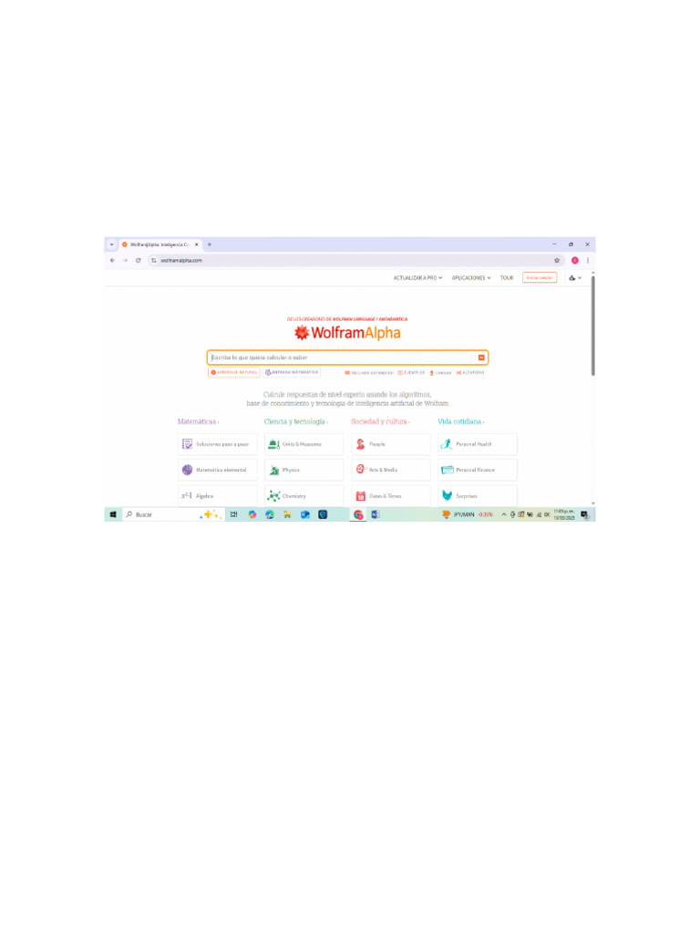 Wolfram Alpha: Respuestas y Cálculos Instantáneos | PDF