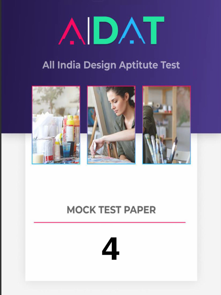 Aidat Sample Paper 4 | PDF