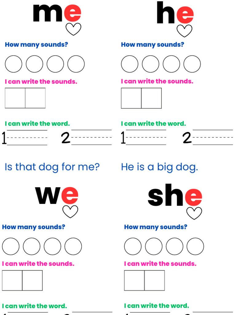 Level 1 Words | PDF