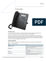 Cisco Unified IP Phone 6945: Data Sheet