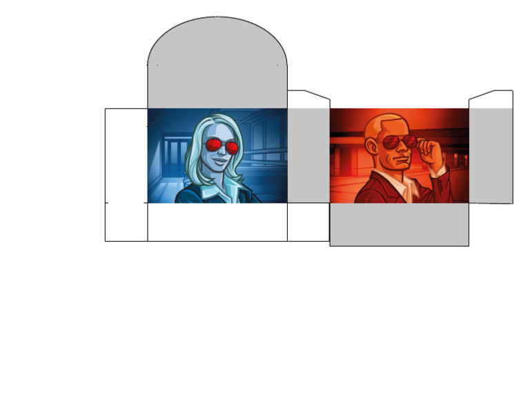 Codenames Agents Tuckbox | PDF