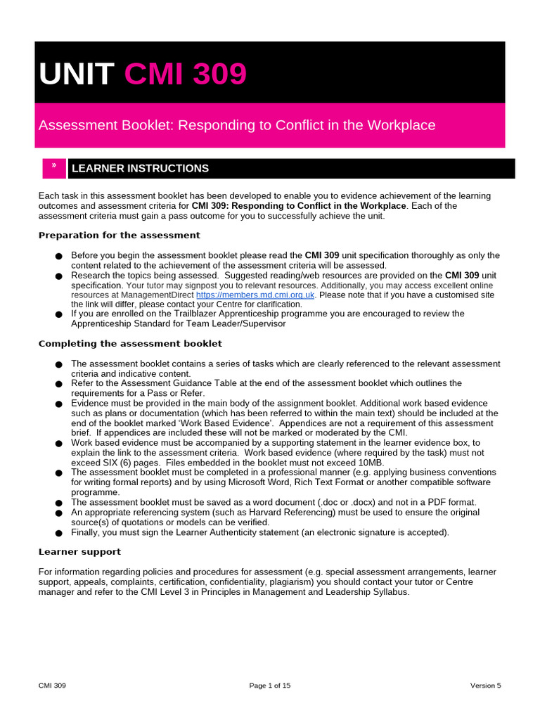 Workplace Conflict Response Guide | PDF | Mediation | Conflict Resolution