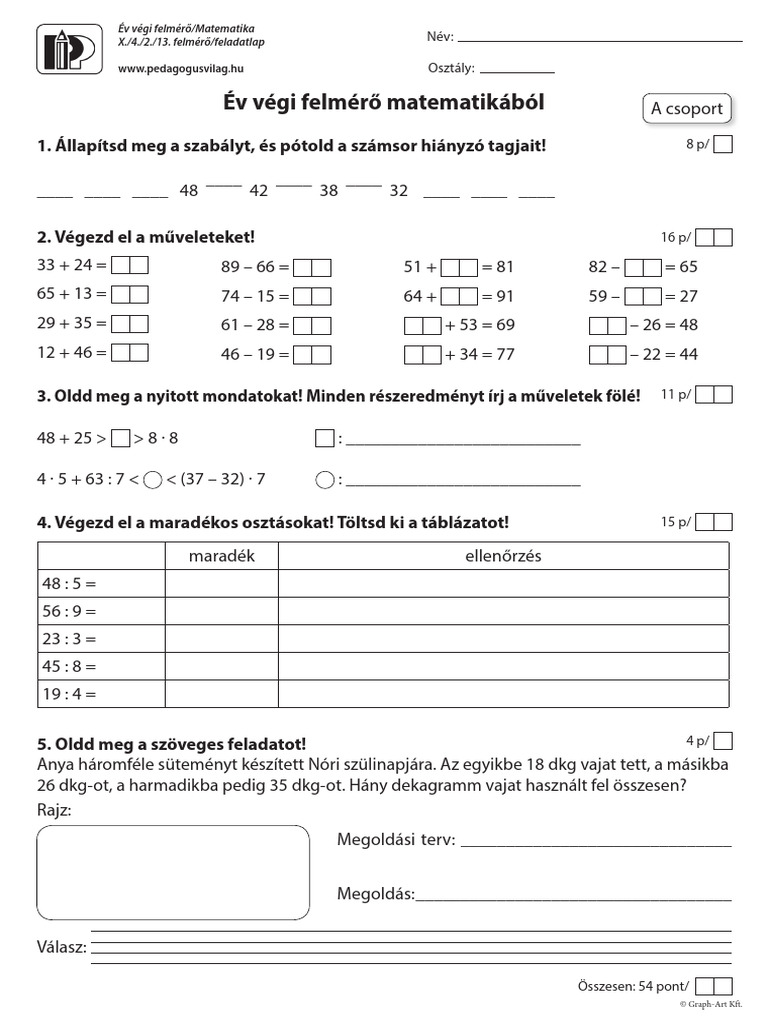Pip 1904 Mat 2o FL Felm 13 | PDF