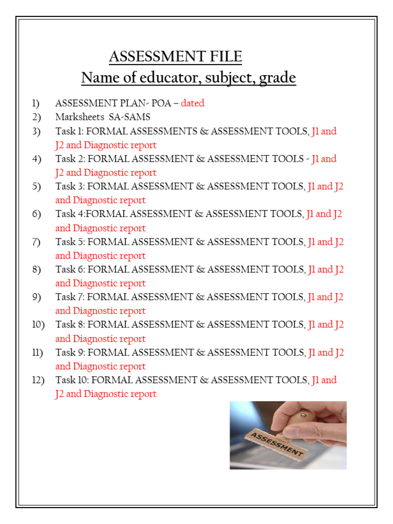 Comprehensive Assessment Tools Guide | PDF
