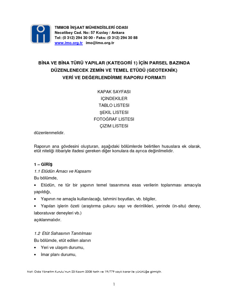 Geoteknik Gozlemsel Zemin Raporu | PDF
