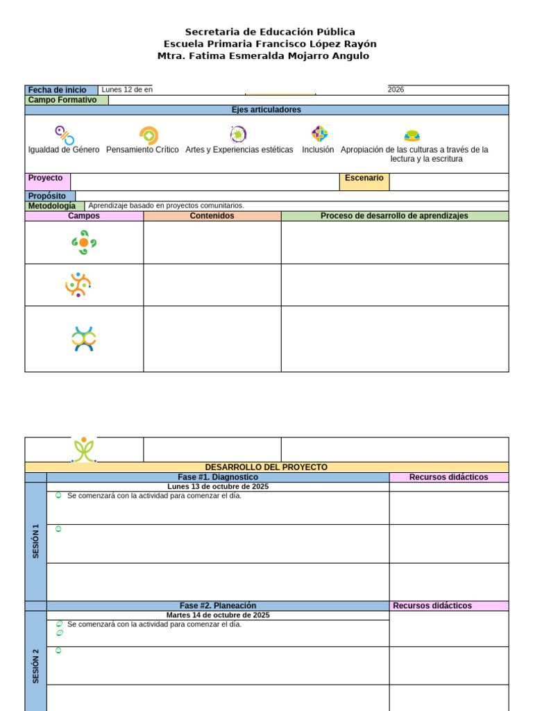 Planeacion 12 -23 enero | PDF | Pedagogía | Modificación de comportamiento