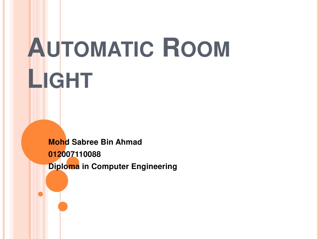 Automatic Room Light Control System | PDF | Printed Circuit Board ...