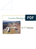 Location Planning & Analysis: Dr. T. T. Kachwala