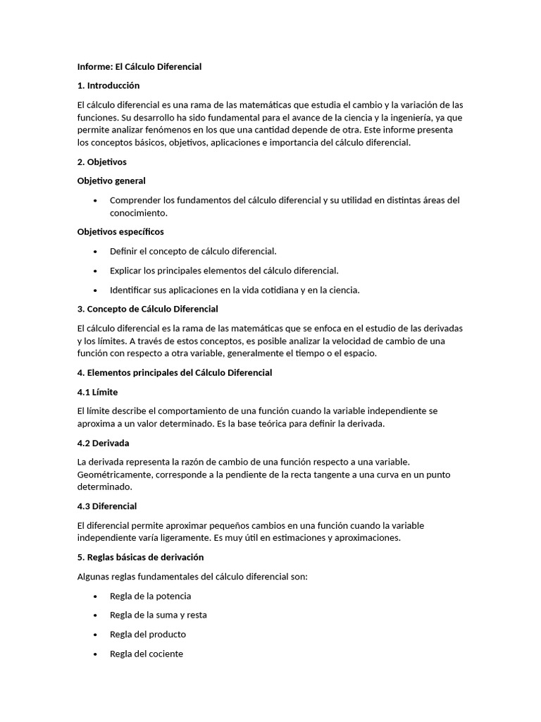 Calulo | PDF | Calculo diferencial | Derivado