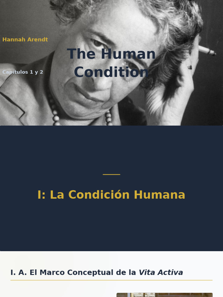 Análisis de La Condición Humana de Arendt | PDF