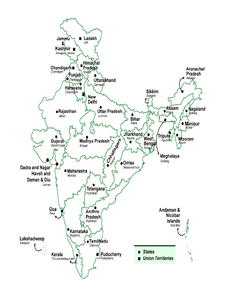 India Political Map | PDF