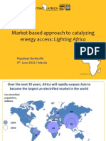 Pepukaye Bardouille - Market-Based Approach to Catalyzing Energy Access Lighti