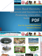 Govind Pokharel - Energy Services Rural Electricity