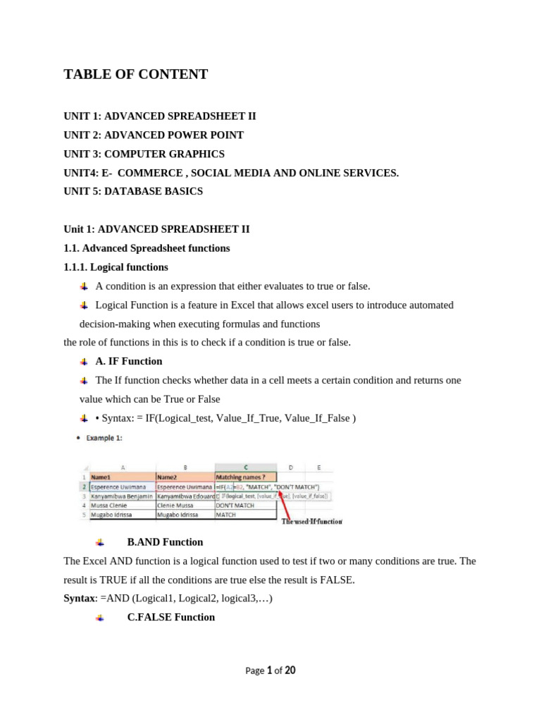 Ict Note for s5 Prepared by Delphine-1_104933 | PDF | Relational Model ...