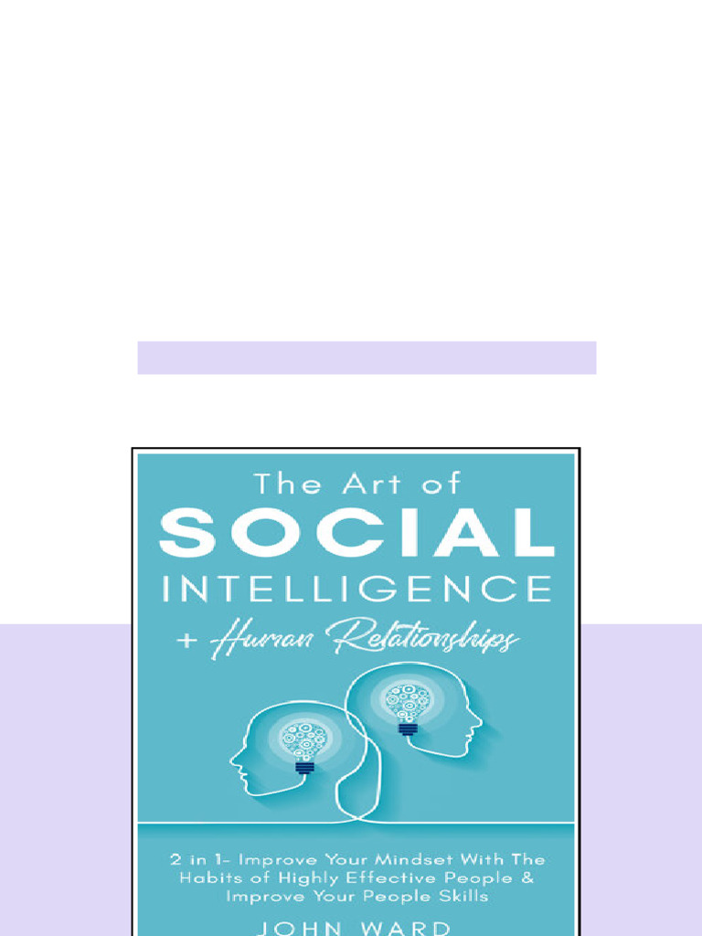 The Art Of Social Intelligence Human Relationships 2 In 1 Improve Your ...