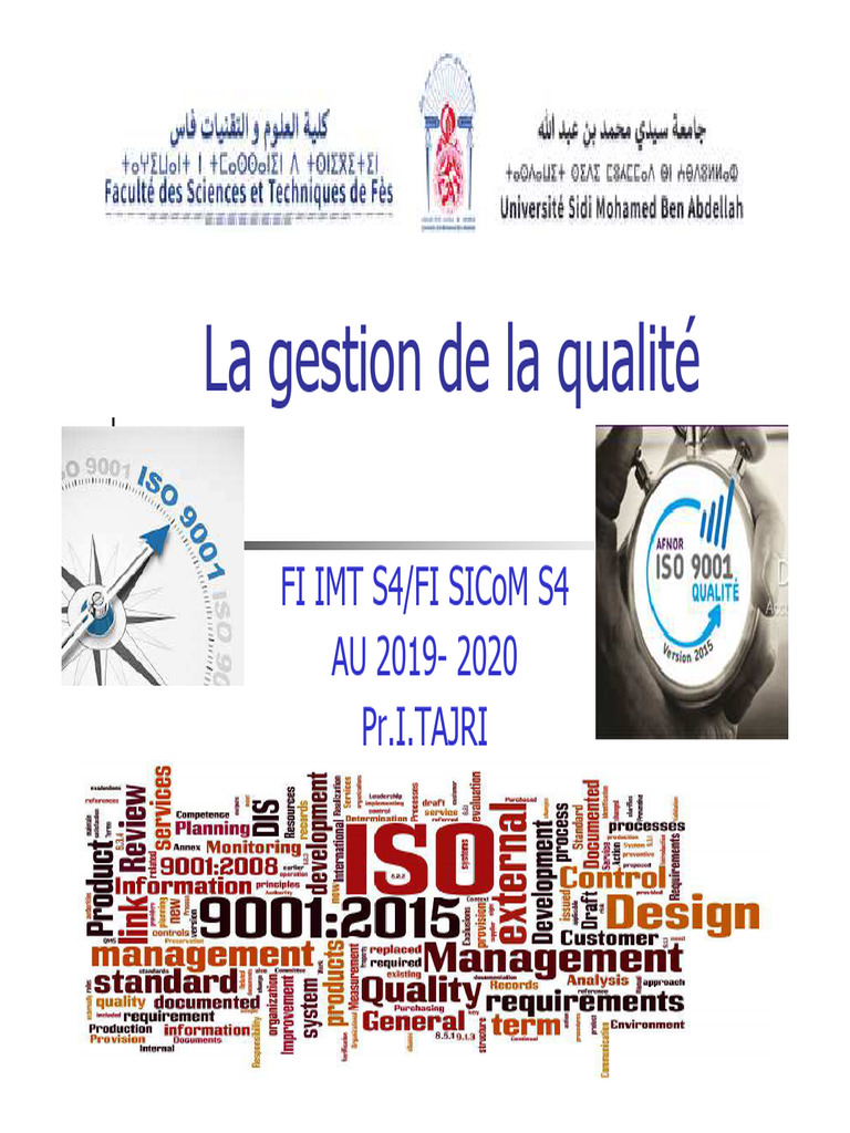 Gestion de la qualité et normes ISO 9000 | PDF | Management de la ...