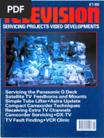Television Servicing UK 1989 11 | PDF | Information And