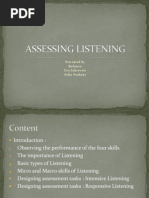 Assessing Listening