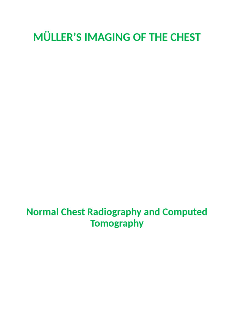 Chest Imaging Techniques and Anatomy | PDF | Radiography | Lung