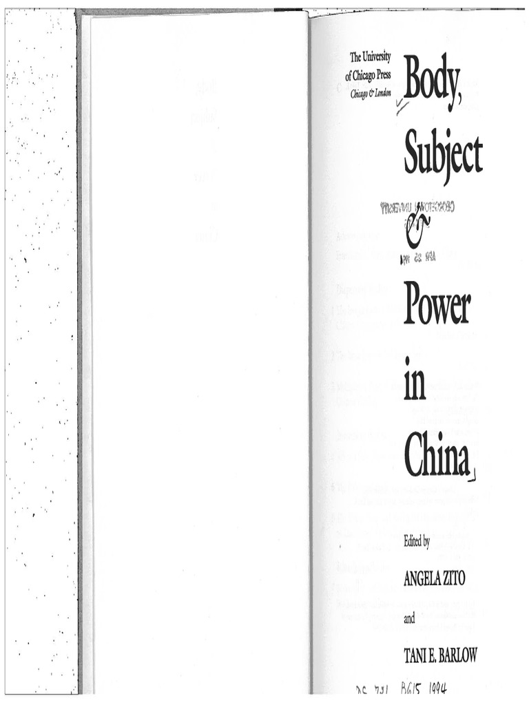 John Hay: The Body Invisible in Chinese Art? | PDF