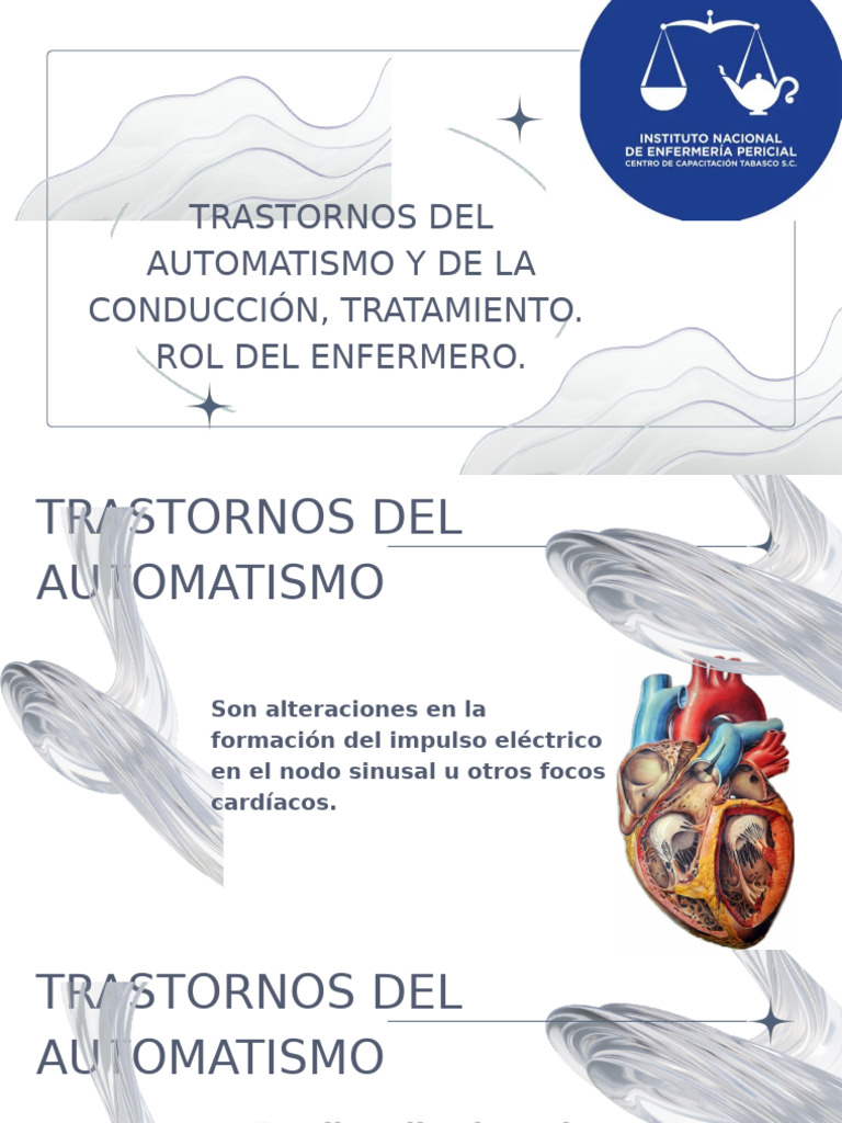 Trastornos Del Automatismo y de La Conducción, Tratamiento. | PDF ...