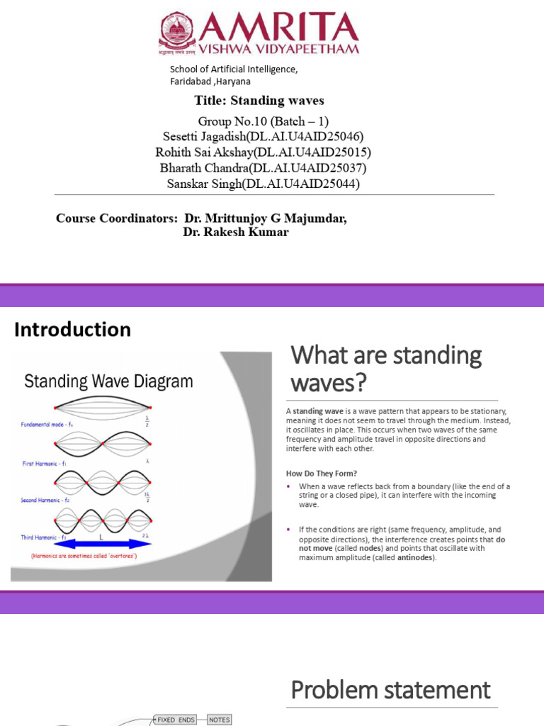 Understanding Standing Waves and Their Formation | PDF | Waves | Normal ...
