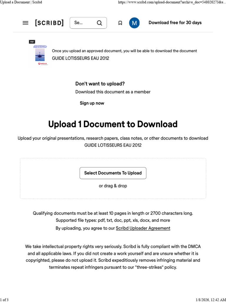 Guide Lotisseurs Eau 2012 Document | PDF | Scribd