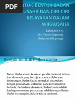 Download Ppt Badan Usaha by Bernadetta B SN97768879 doc pdf