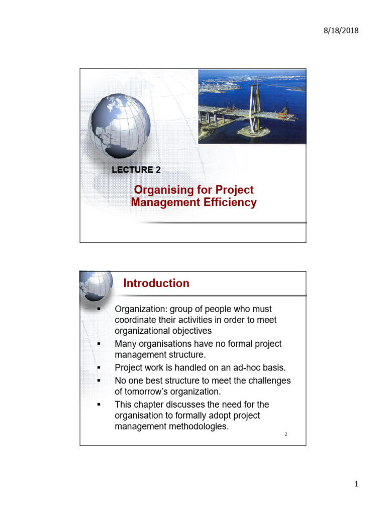 Project Management Organization Structures | PDF | Project Management ...
