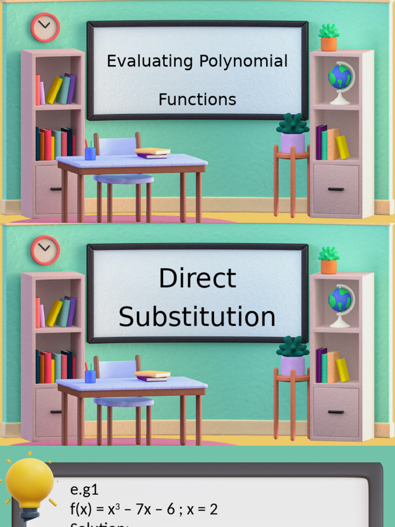 Evaluating Polynomial Functions Guide | PDF