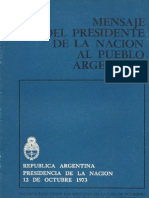 Perón, Juan. Discursos #13 - Editorial Codex, 1974.