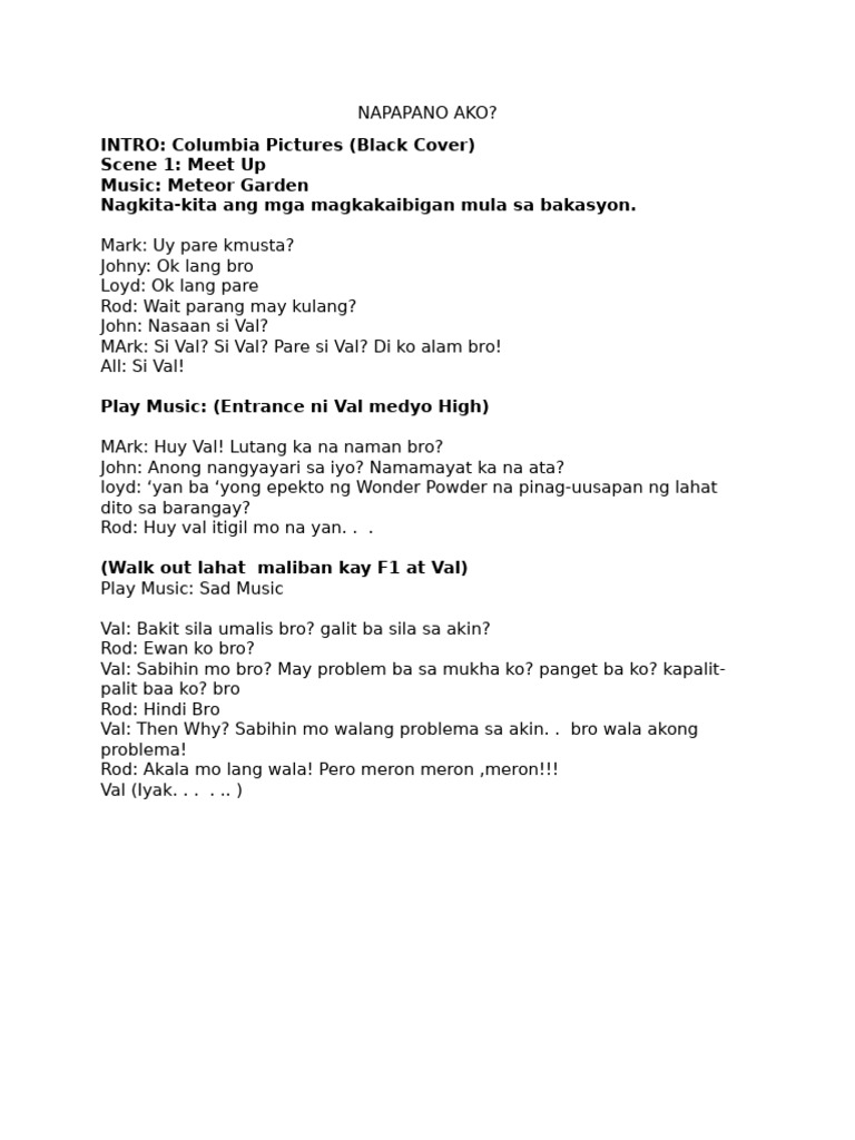 Comical Skit | PDF