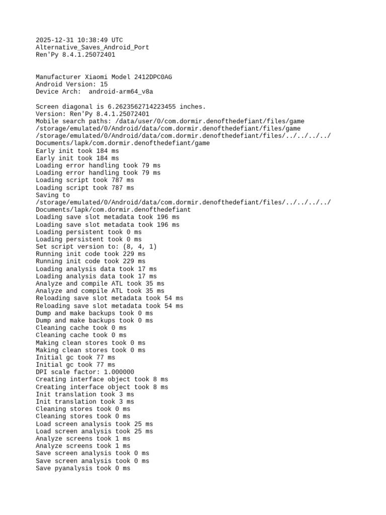 Log | PDF | Metadata | Software