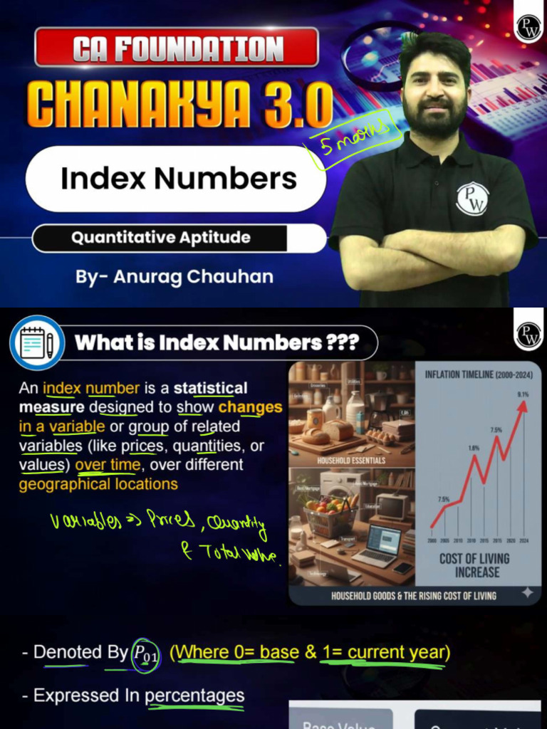 Index Numbers | PDF